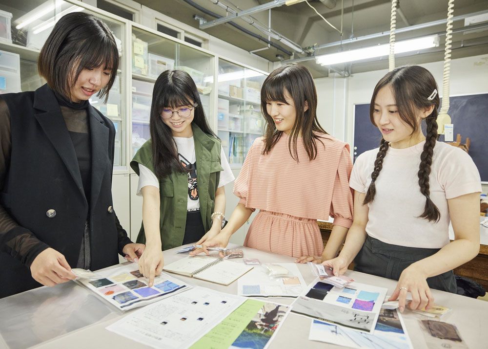 布の価値を「見える化」 実習風景イメージ